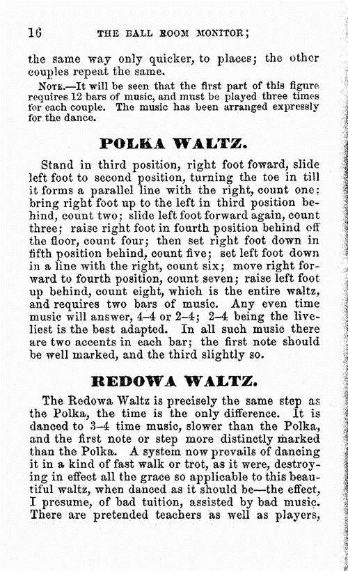 Page 16 of 63, The ball-room monitor, or, Guide to the learner�