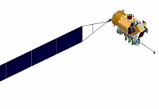 One of the three CLARREO satellites, which will make observations of the energy the Earth absorbs from the sun and radiates back into space. Click for larger imae.
