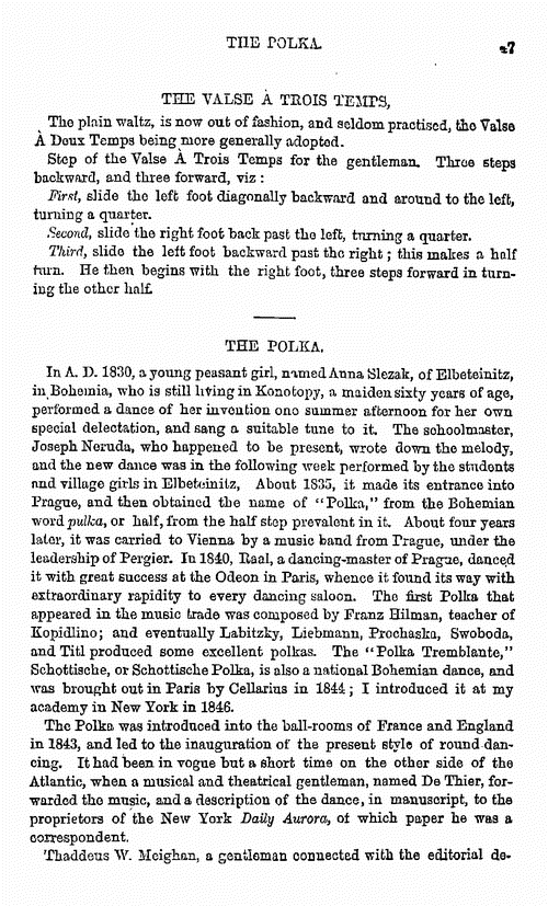 Page 47 of 94, Brookes on modern dancing, containing a full descr