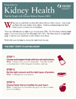 Eating Right for Kidney Health: Tips for People with Chronic Kidney Disease (CKD)
