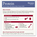 Tips for People with Chronic Kidney Disease - Protein 
