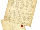 business letter in Audubon's handwriting