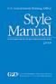Image -- US GPO Style Manual, 2008 (Paperback)