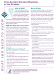 Fetal Alcohol Spectrum Disorders (FASD) by the Numbers