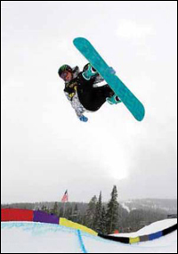 Photo: Snowboarder