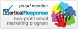 Proud Member of the VerticalResponse Non-profit Email Marketing Program