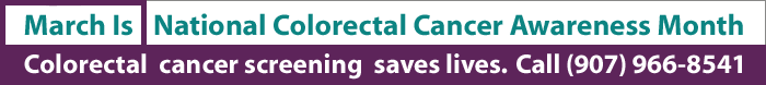 Colorectal cancer awareness month banner