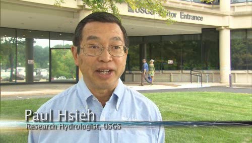 An image of USGS scientist Paul Hsieh