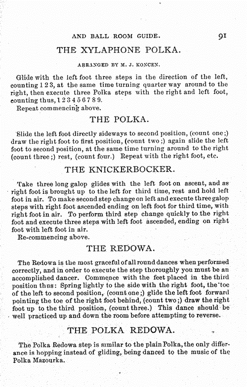Page 91 of 125, Prof. M. J. Koncen's quadrille call book and ball 