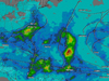 TRMM rain map of 2012 Atlantic hurricane season