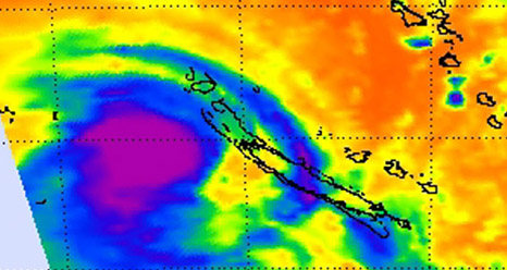 AIRS image of Sandra