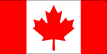 Canada flag is two vertical bands of red -- on hoist and fly side, half width -- with white square between them; 11-pointed red maple leaf is centered in white square. 2003.