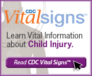 CDC Vital Signs. Learn vital information about Child Injury. Read CDC Vital Signs