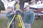 Missouri National Guard engineers check equipment
