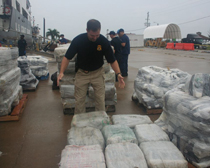 20,000 pounds of cocaine recovered from interdicted drug smuggling vessel