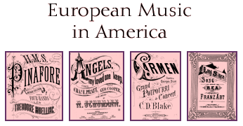 European Music in America