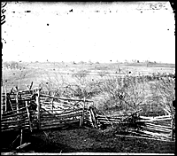 View of the battlefield, First Bull Run, Virginia, July 1861