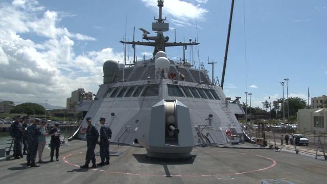 USS Freedom Pulls into Joint Base Pearl Harbor-Hickam