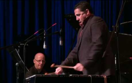 Mark Sherman plays xylophone.