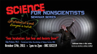 Prior Science for Nonscientists Seminar poster