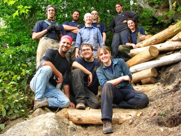 Maine Conservation Corps at Acadia National Park.