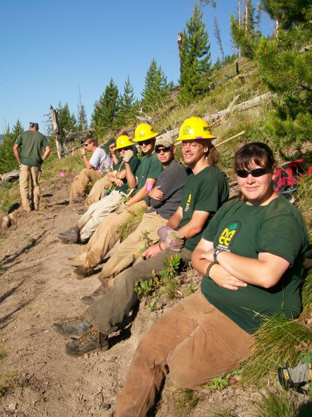 Montana Conservation Corps at Yellowstone National Park, WY/MT/ID.