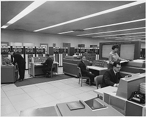 NASA Computer Room, ca. 1968 (ARC# 278195)