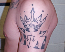 Latin King tattoo