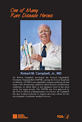 3) Robert Campbell, Jr, MD - representing Clinician/product developers and advocates; Developed the artificial rib humanitarian use device