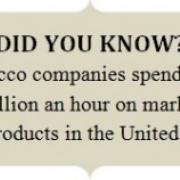 A textbox stating tobacco facts.