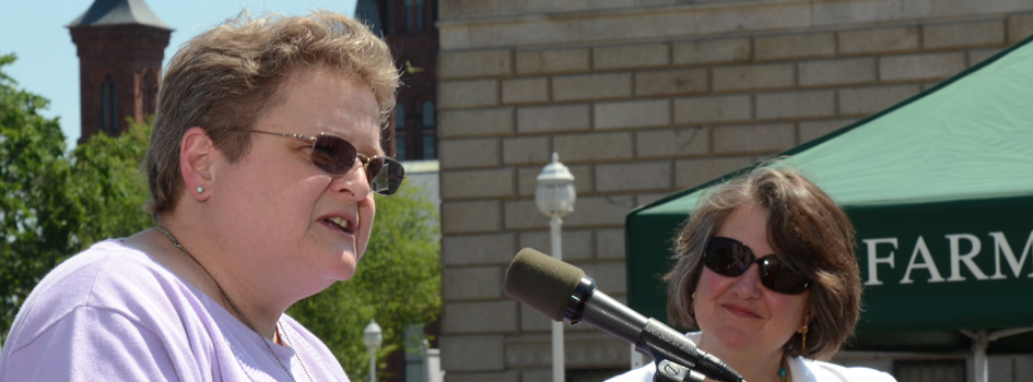 Cheryl Cook (pictured at a local farmers' market) was appointed Acting Chief Information Officer in April 2012. In that role, Cook leads all IT investments, operations, and management at USDA. She also advises senior USDA executives on using IT to strategically support USDA programs.
