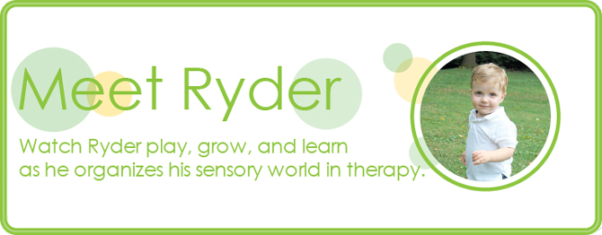 Meet Ryder: Watch Ryder play, grow, and learn as he organizes his sensory world in therapy.