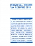 Individual Income Tax Returns: Statistics of Income 2010