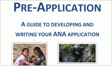 Pre-Application manual, a guide to developing and writing your ANA Application