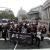 NIDA’s Dr. Nora Volkow (far left) joins in holding the banner for the “A&E Recovery Rally” walk across the Brooklyn Bridge, held September 12, in NYC. Image Courtesy of A&E Entertainment