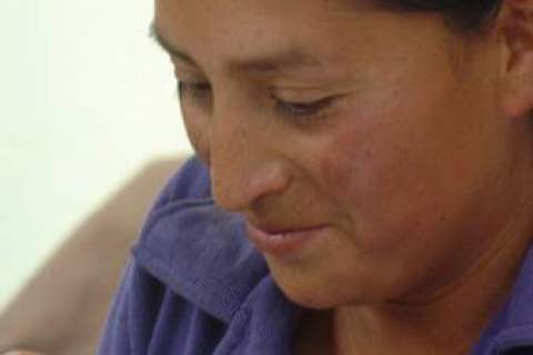 Miriam Sánchez, a founding member of the Comuna Cubinche Women's Sewing Association.