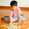 boy playing with a puzzle 