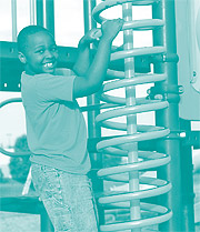 image of a boy at playground