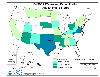 Map of fiscal year 2007 watershed rehabilitation allocations to states