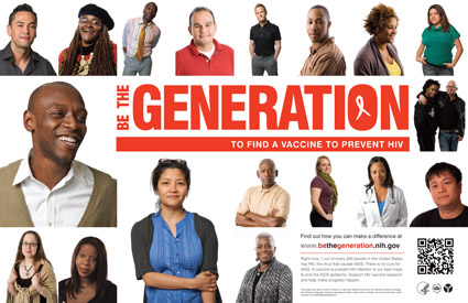 Be the generation to find a vaccine to prevent HIV
