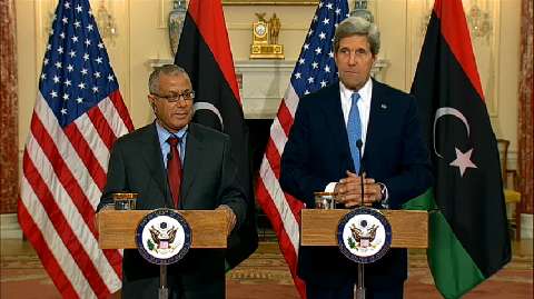 Click here to play the video Remarks With  Libyan Prime Minister Ali Zeidan
