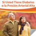 Imagen de la portada del folleto: Si usted tiene diabetes o la presión arterial alta.