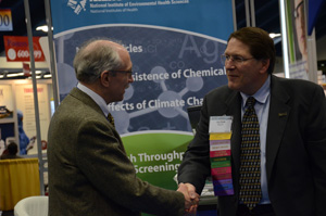 NIEHS Deputy Director Rick Woychik, Ph.D. and SOT President Jon Cook, Ph.D.