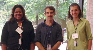 2006 Interns Karey Sutton and Andrea Northup and Dr. Resnik in the middle