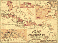 spanish american war map