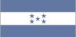 Flag of Honduras is three equal horizontal bands of blue at top, white, and blue, with five blue, five-pointed stars arranged in an X pattern centered in the white band. 2003.