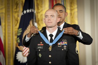Medal of Honor presented to Staff Sgt. Ty Carter