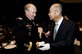 U.S. Army Gen. Martin E. Dempsey, left, chairman of the Joint Chiefs of Staff, speaks with South Korean retired Gen. Paik Sun-yup, a South Korean war hero, during a banquet celebrating the 60th anniversary of the U.S.-South Korean alliance in Seoul, South Korea, Sept. 30, 2013.  DOD photo by Erin A. Kirk-Cuomo 