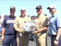 San Diego Chargers Visit USS Ronald Reagan