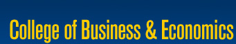 College of Business and Economics Logo